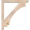 Ekena Millwork Imperial Craftsman Smooth Bracket w/ Offset Brace, Douglas Fir, 5 1/2"W x 40"D x 44"H BKT0604X40X44IMP04SDF - alternate 3